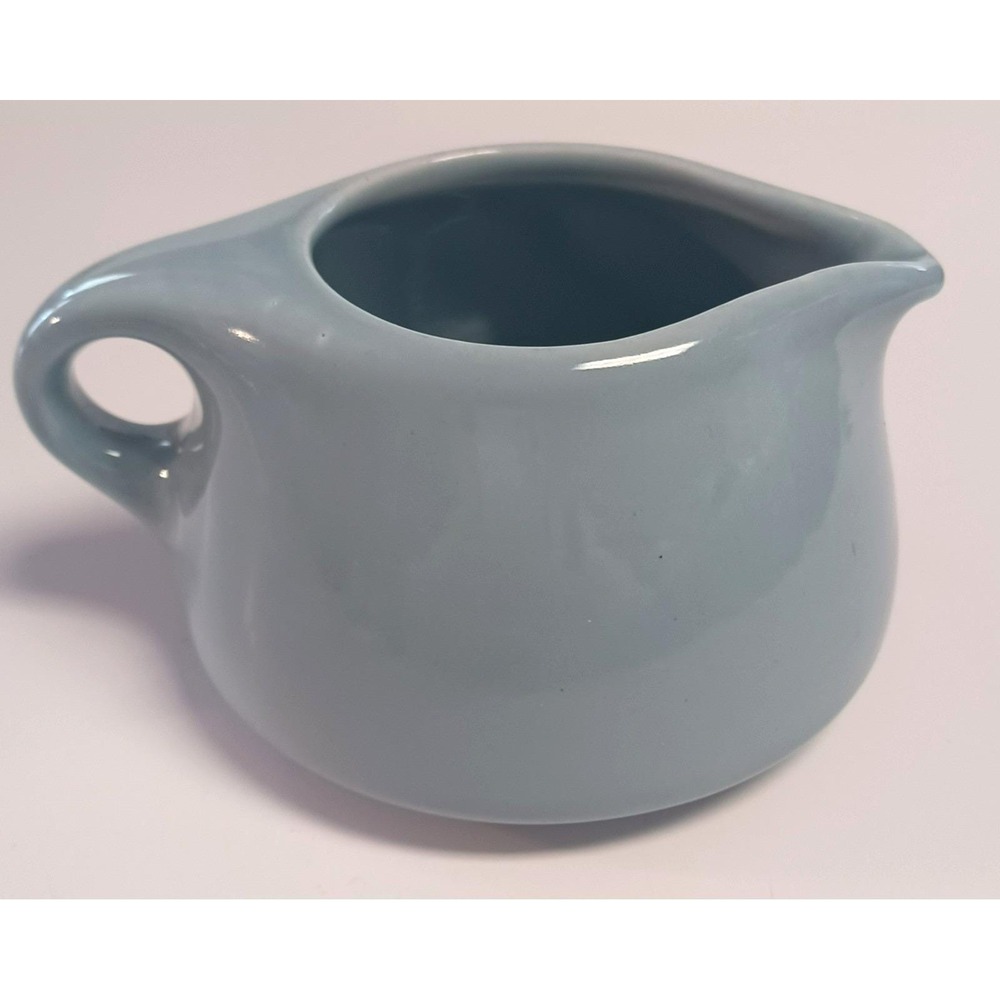 VTG Russel Wright Iroquois Casual China Ice Blue Stacking Creamer Pitcher MCM